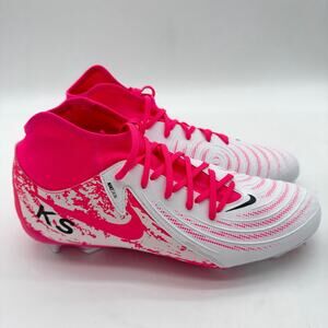 Nike Phantom Luna 2 Academy MG High Soccer Cleats Bright Pink KS White 10